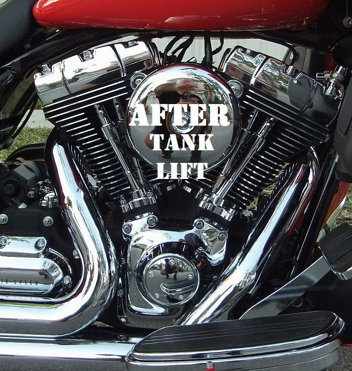 Deluxe option for tank lift kit Harley-Davidson Touring & Softail