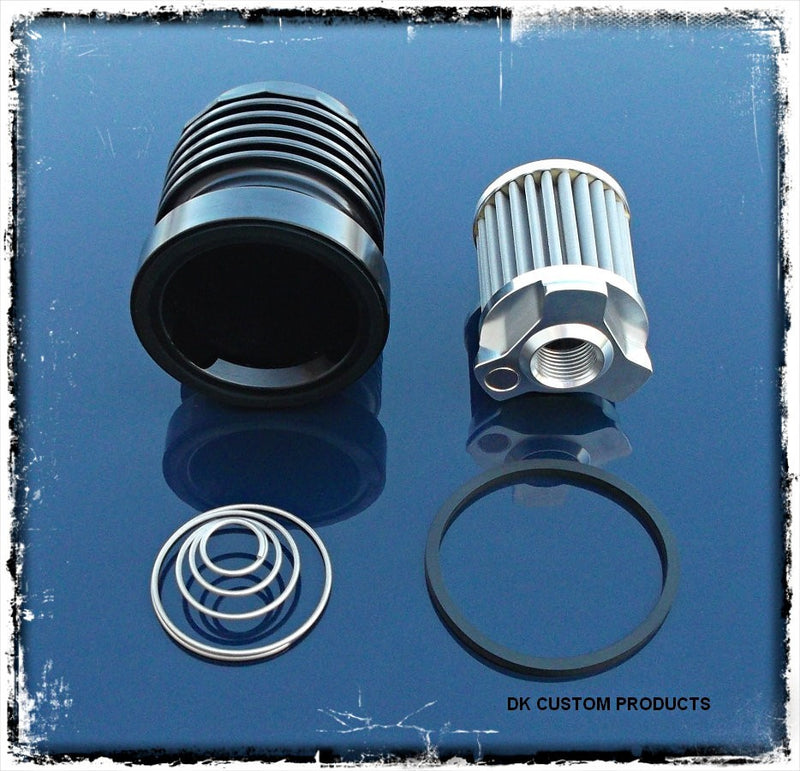 OUTLAW High Performance Cleanable Permanent Oil Filter in Anodized Black
