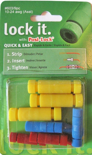Posi-Lock Connectors Assorted 10-24 Ga