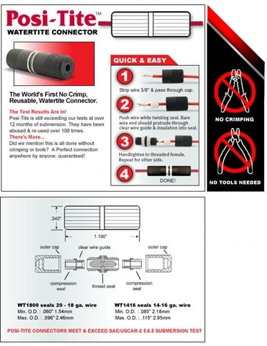 Posi-Tite Connectors 18-20 Ga.