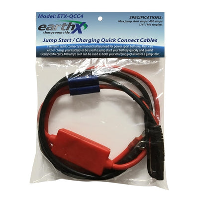 48″ Long Quick Connect Charging/Jump Start Cables