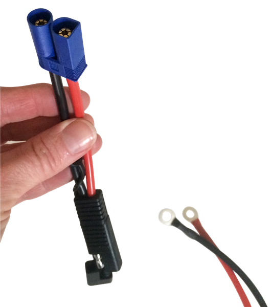 48″ Long Quick Connect Charging/Jump Start Cables