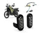 Plug-&-Play Fork Mounted T3 Turn Signal Kit for Kawasaki KLR650