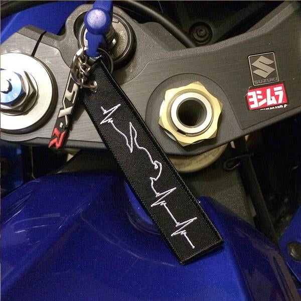 Motorcycle Heartbeat - Motorcycle Keychain