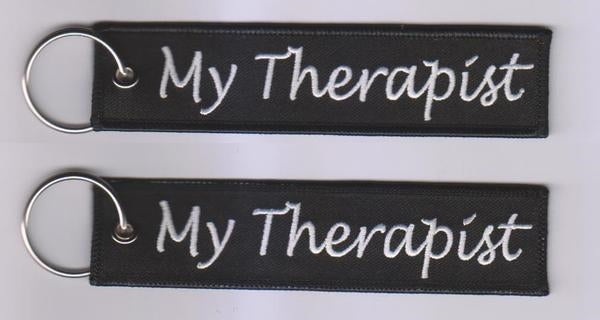 My Therapist - Motorcycle Keychain