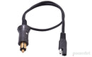 Powerlet Straight Plug to SAE Battery Charging Cable. Available in 18"