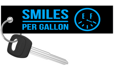That Dude In Blue - Smiles Per Gallon Keychain