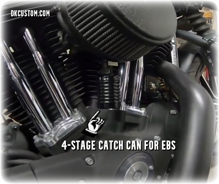 4 Stage Catch Can for External Breather System EBS Harley