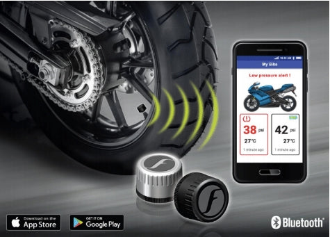 FOBO BIKE 2-Truly Bluetooth 5 TPMS For Motorcycles