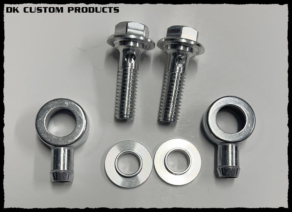 Discrete Banjo Bolts, Banjo's and Washers for External Breather System For Twin Cam & Milwaukee-Eight Engines
